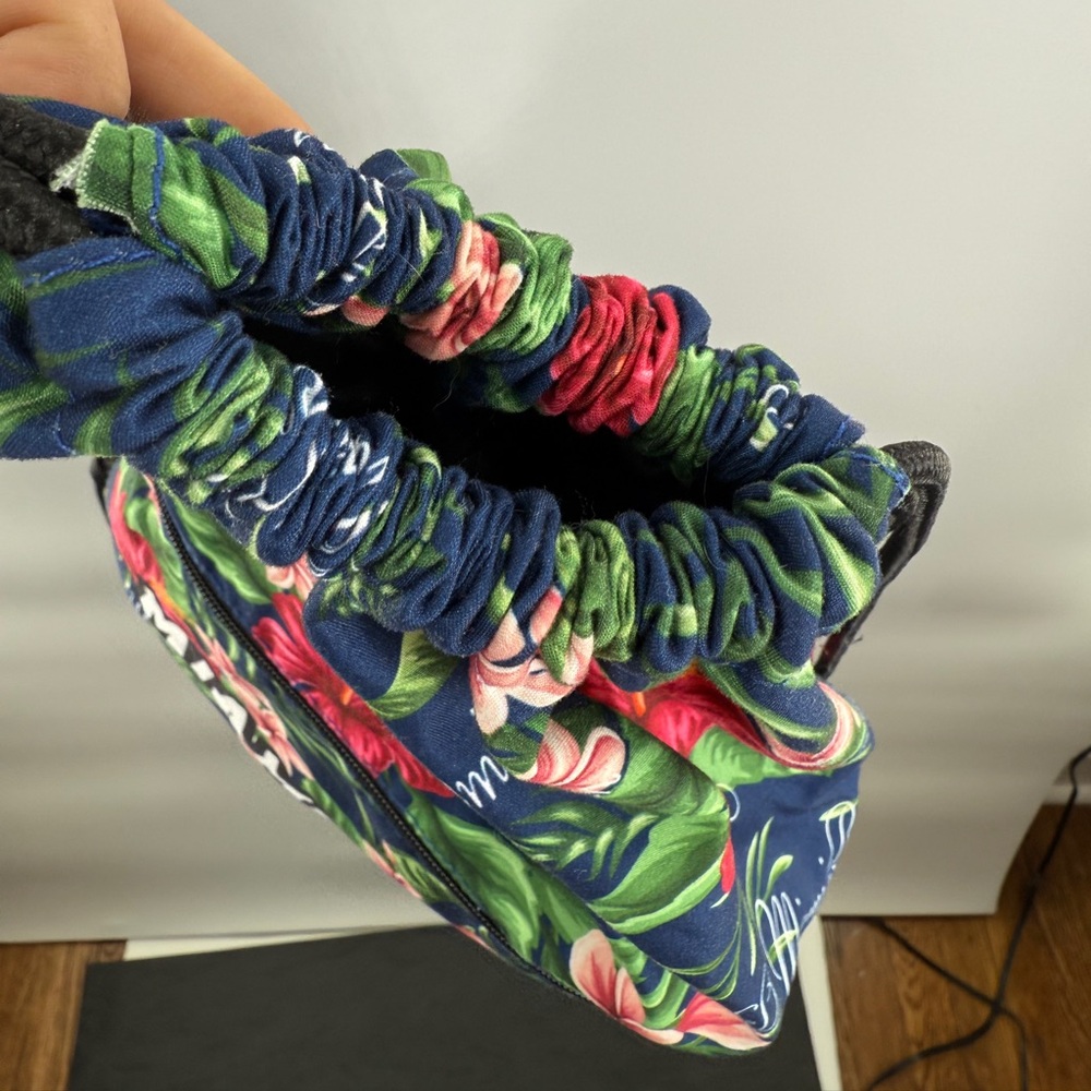 EUC Lucky 7 Tropical Print Miami Beach Drawstring Backpack - Picture 8 of 11